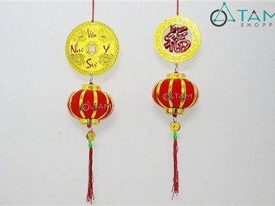 Dây treo tết đèn lồng số 36 (40cm)